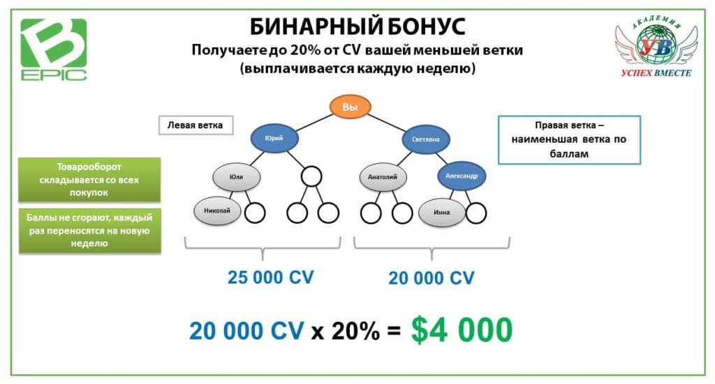 Бинарный бонус Bepic